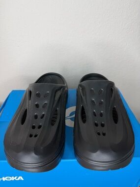 HOKA One One Unisex Clogs | Ora Recovery Mule Black Men’s 9 | Women’s 11